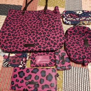 Vera Bradley tote with accessories